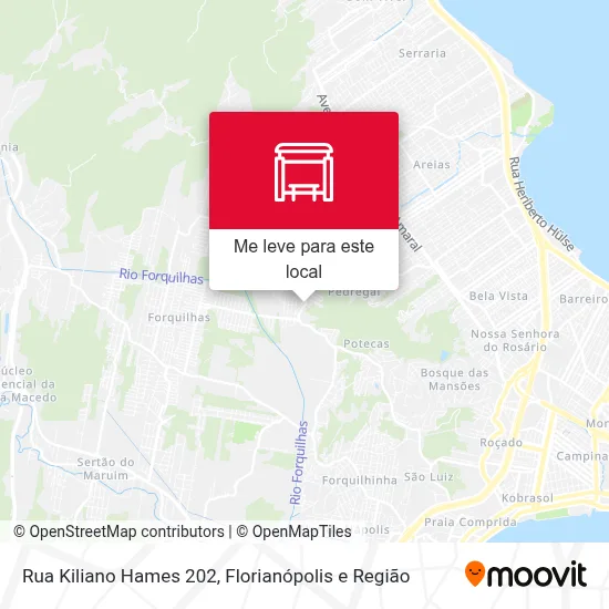 Rua Kiliano Hames 202 mapa