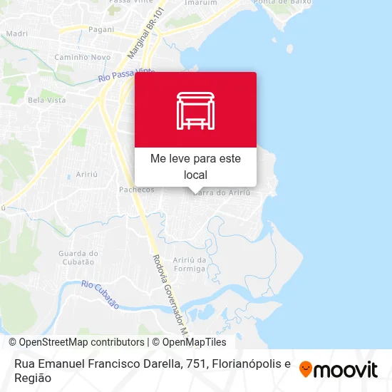 Rua Emanuel Francisco Darella, 751 mapa