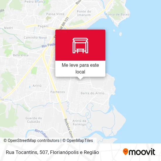 Rua Tocantins, 507 mapa