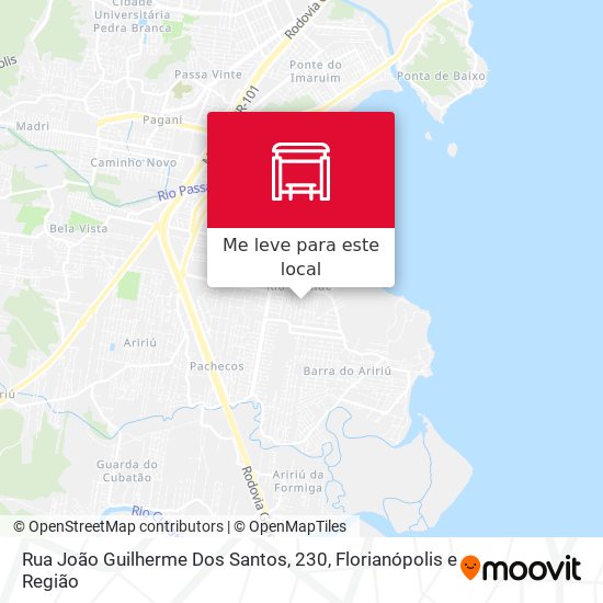 Rua João Guilherme Dos Santos, 230 mapa