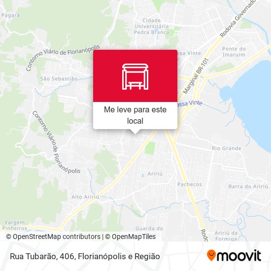 Rua Tubarão, 406 mapa