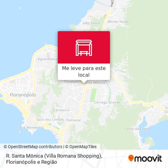 R. Santa Mônica (Villa Romana Shopping) mapa