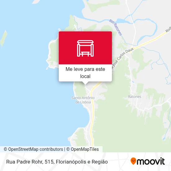 Rua Padre Rohr, 515 mapa