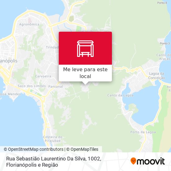 Rua Sebastião Laurentino Da Silva, 1002 mapa