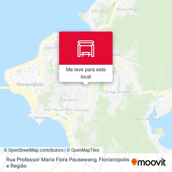 Rua Professor Maria Flora Pausewang mapa