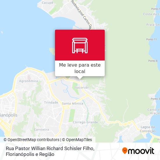 Rua Pastor Willian Richard Schisler Filho mapa