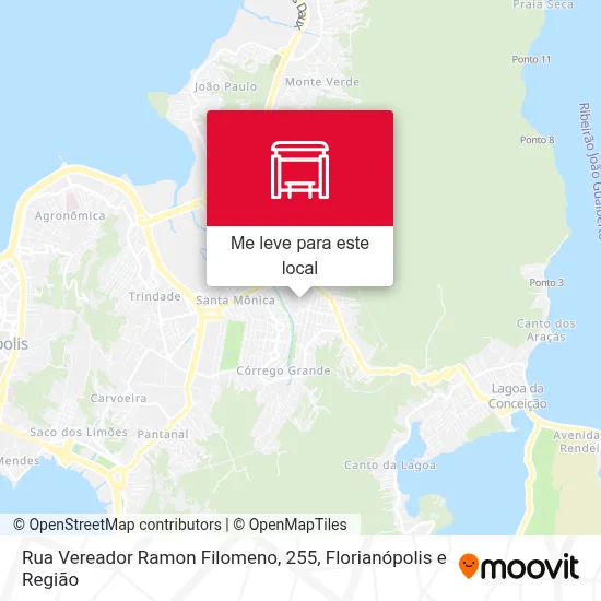 Rua Vereador Ramon Filomeno, 255 mapa