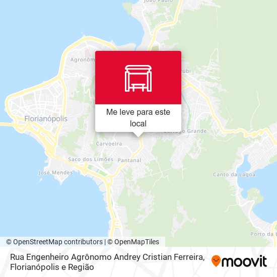 Rua Engenheiro Agrônomo Andrey Cristian Ferreira mapa