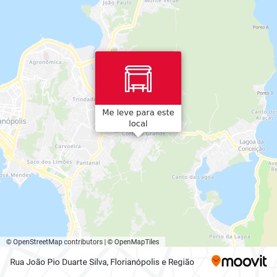 Rua João Pio Duarte Silva mapa