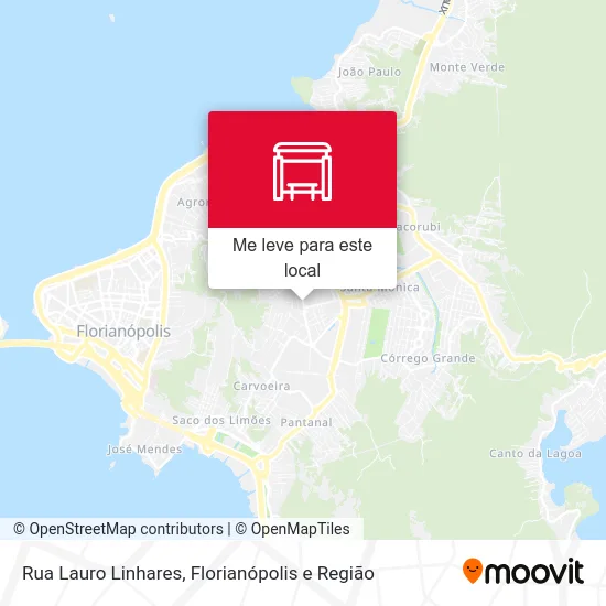 Rua Lauro Linhares mapa