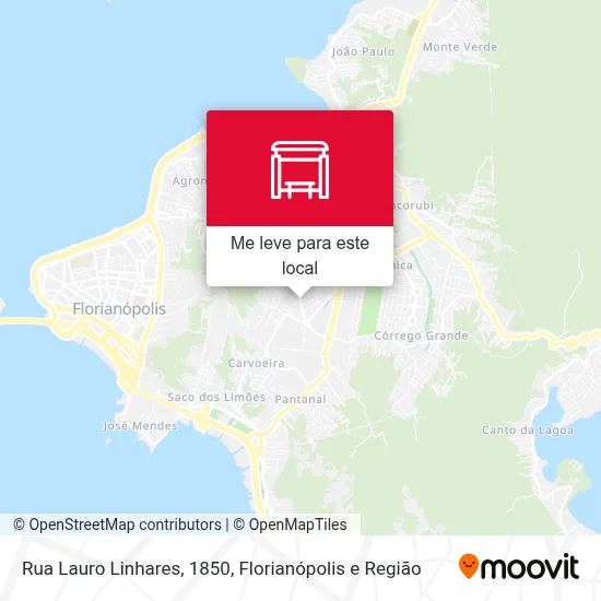 Rua Lauro Linhares, 1850 mapa