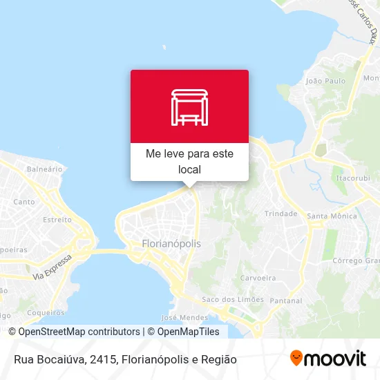 Rua Bocaiúva, 2415 mapa