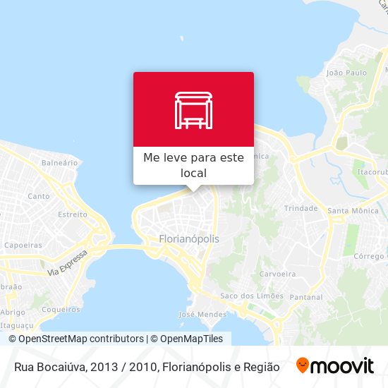 Rua Bocaiúva, 2013 / 2010 mapa