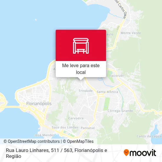 Rua Lauro Linhares, 511 / 563 mapa