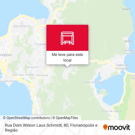 Rua Dom Wilson Laus Schmidt, 80 mapa