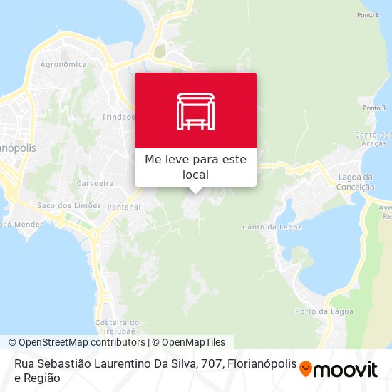 Rua Sebastião Laurentino Da Silva, 707 mapa