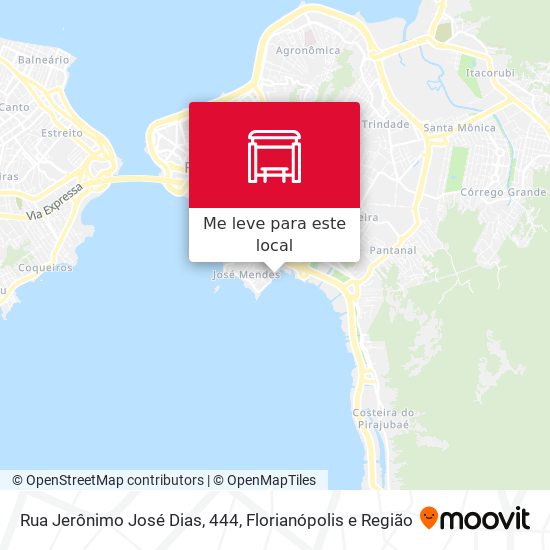 Rua Jerônimo José Dias, 444 mapa