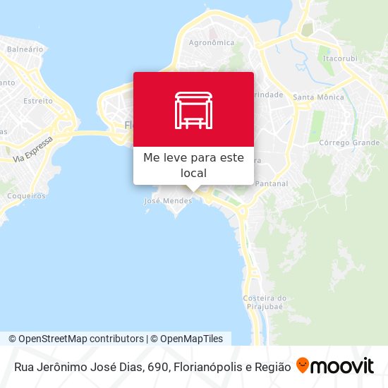 Rua Jerônimo José Dias, 690 mapa