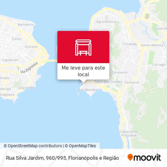 Rua Silva Jardim, 960/995 mapa