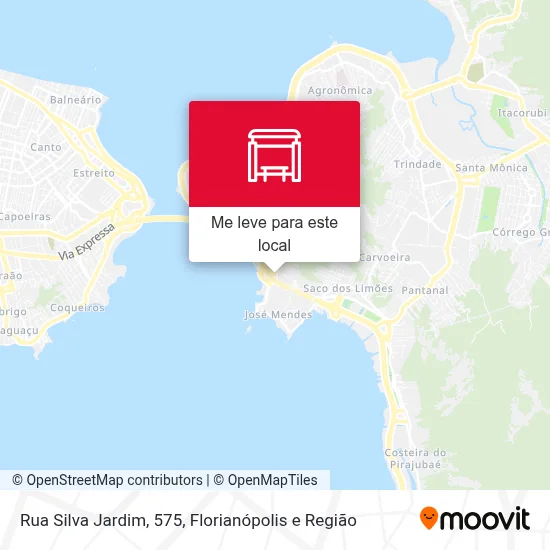 Rua Silva Jardim, 575 mapa