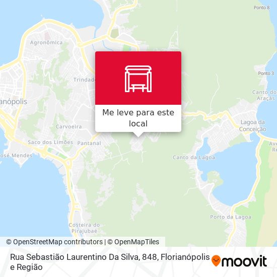 Rua Sebastião Laurentino Da Silva, 848 mapa
