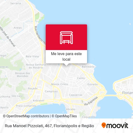 Rua Manoel Pizzolati, 467 mapa