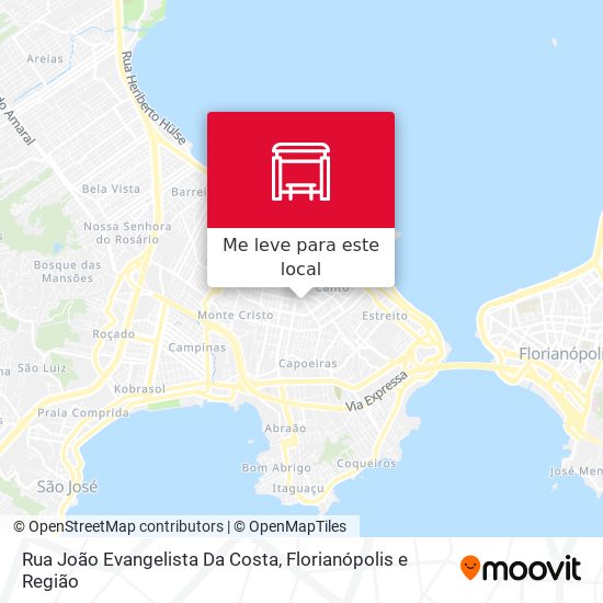 Rua João Evangelista Da Costa mapa