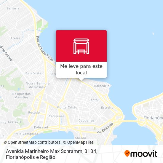 Avenida Marinheiro Max Schramm, 3134 mapa