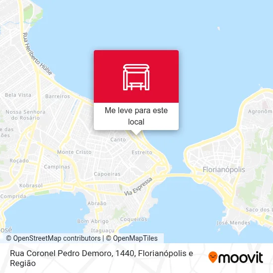 Rua Coronel Pedro Demoro, 1440 mapa