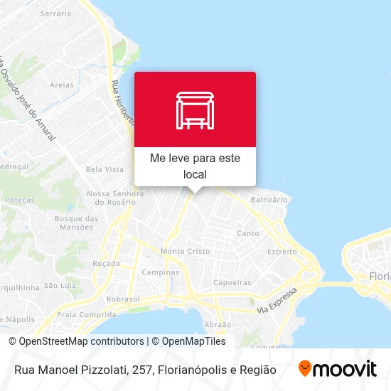 Rua Manoel Pizzolati, 257 mapa