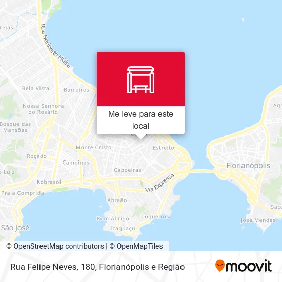 Rua Felipe Neves, 180 mapa