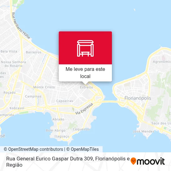 Rua General Eurico Gaspar Dutra 309 mapa