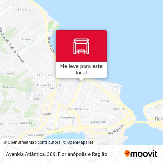 Avenida Atlântica, 389 mapa