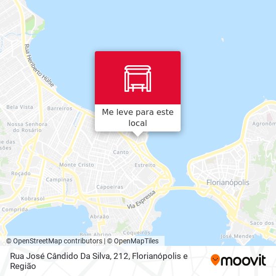 Rua José Cândido Da Silva, 212 mapa