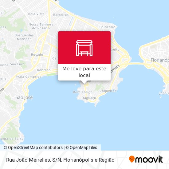 Rua João Meirelles, S/N mapa