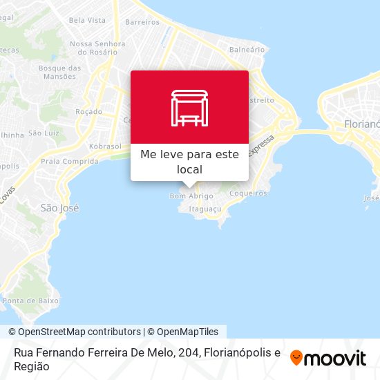 Rua Fernando Ferreira De Melo, 204 mapa