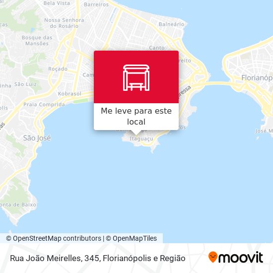 Rua João Meirelles, 345 mapa