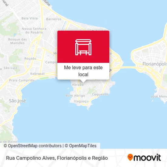Rua Campolino Alves mapa