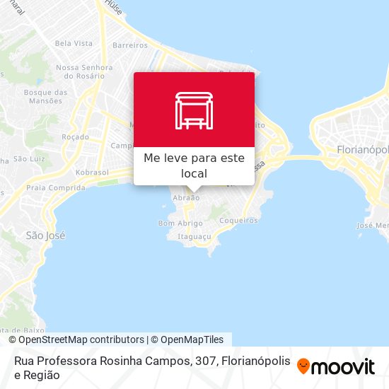 Rua Professora Rosinha Campos, 307 mapa