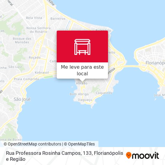 Rua Professora Rosinha Campos, 133 mapa