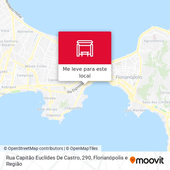 Rua Capitão Euclídes De Castro, 290 mapa