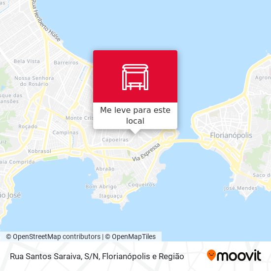 Rua Santos Saraiva, S/N mapa