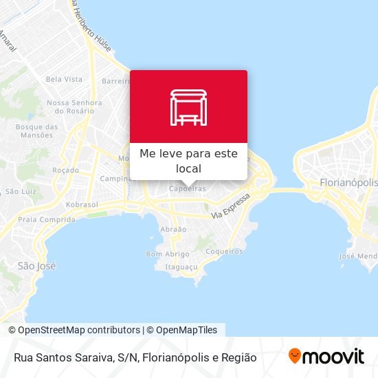 Rua Santos Saraiva, S/N mapa
