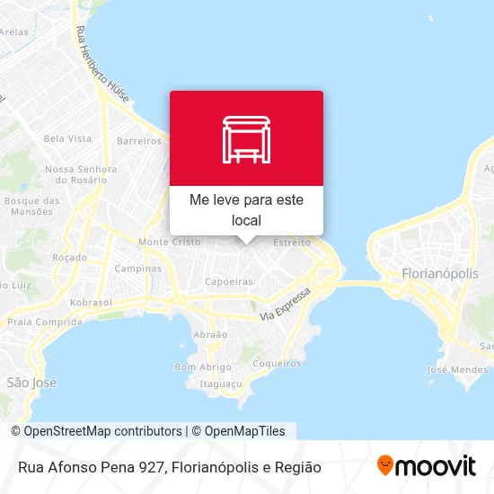 Rua Afonso Pena 927 mapa