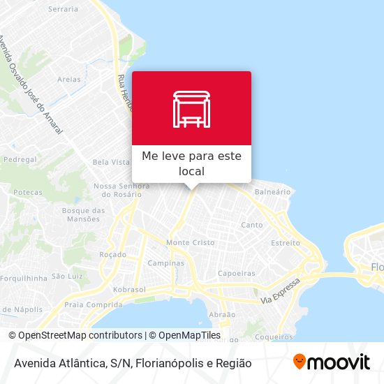 Avenida Atlântica, S/N mapa