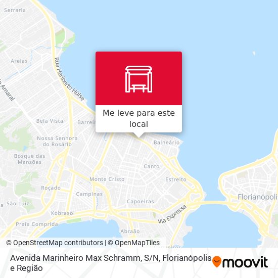 Avenida Marinheiro Max Schramm, S / N mapa