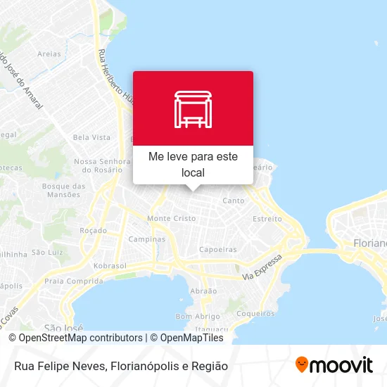 Rua Felipe Neves mapa