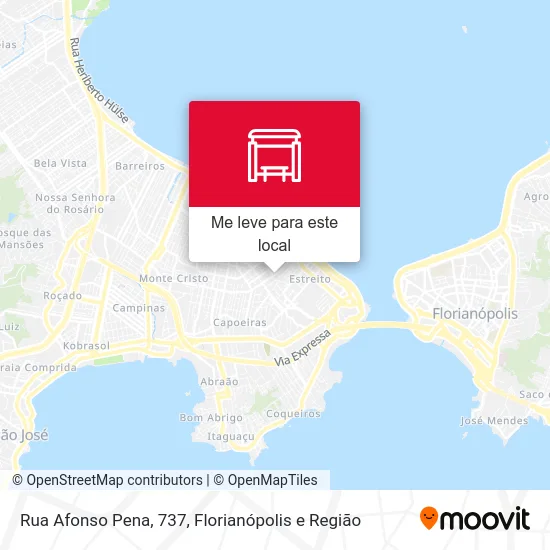 Rua Afonso Pena, 737 mapa