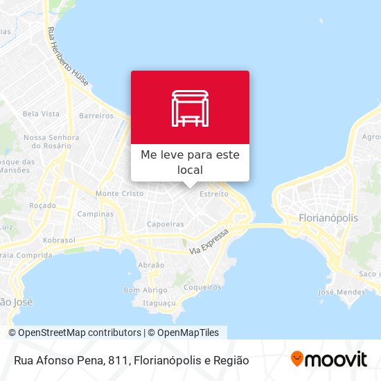 Rua Afonso Pena, 811 mapa