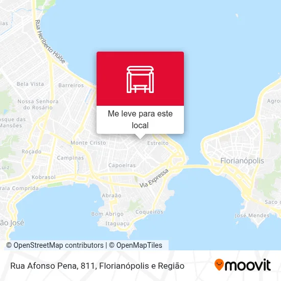 Rua Afonso Pena, 811 mapa